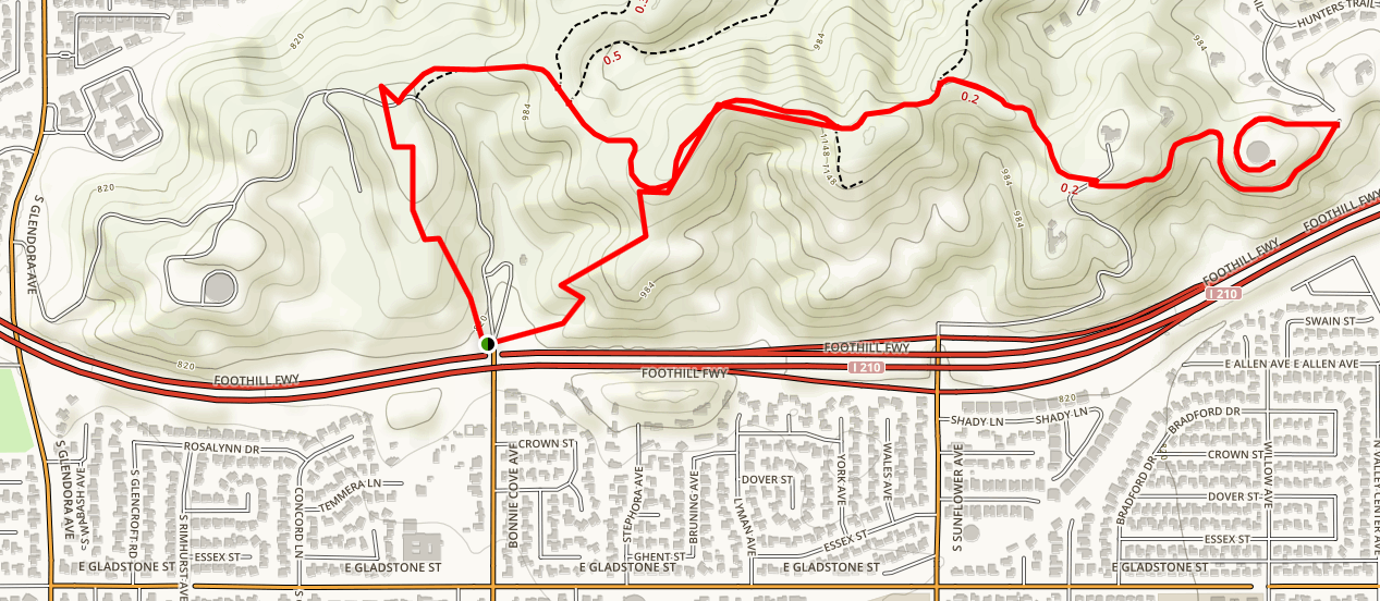 altrails bonnie cove trail map