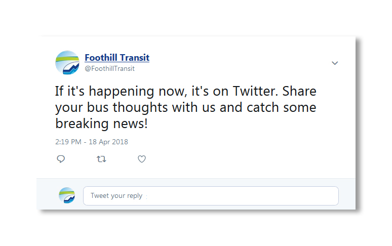 twiter post for bus book shadow
